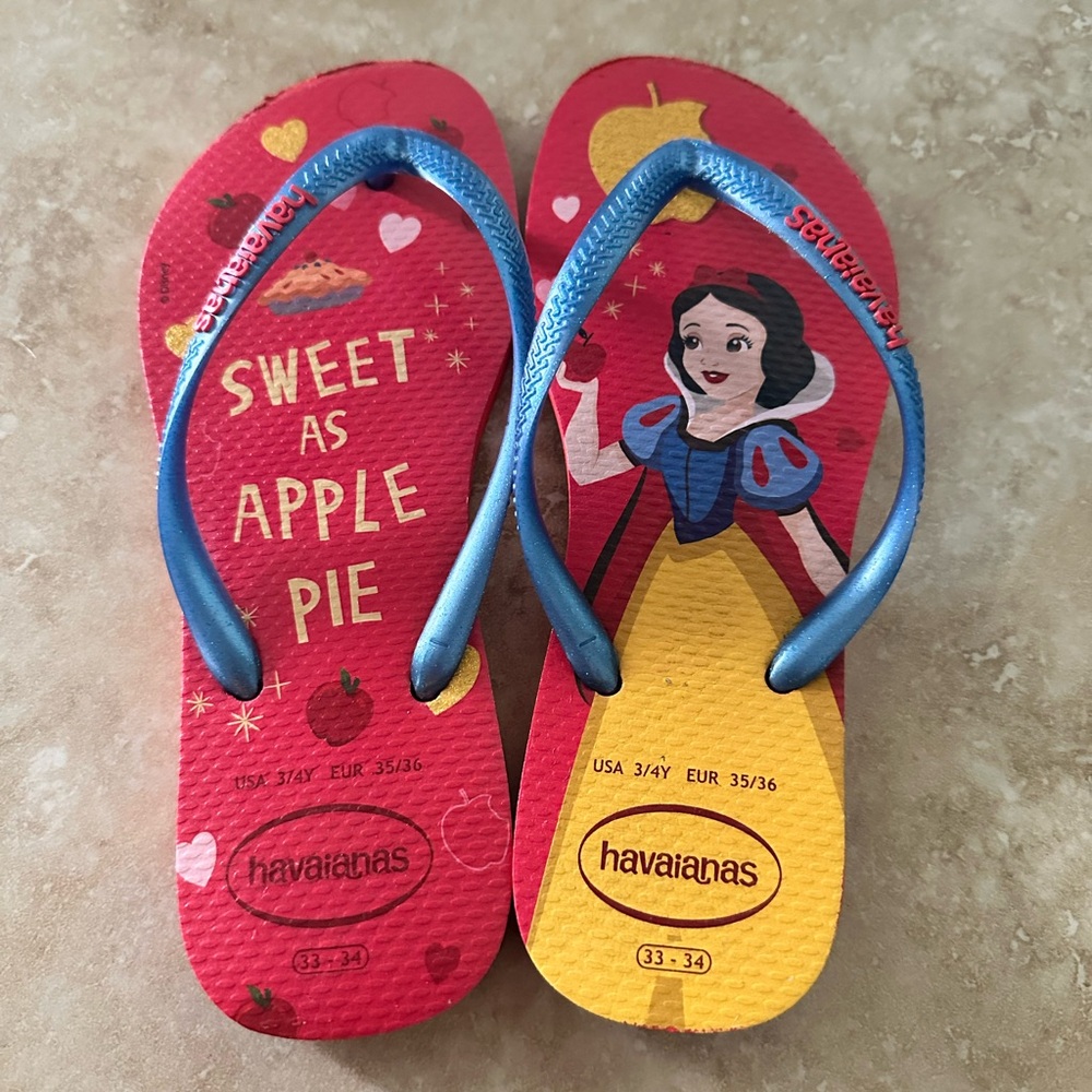 Disney X Havaianas Kids Flip Flops - Snow White